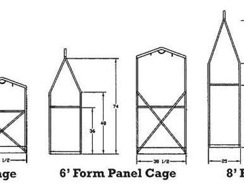 Concrete Form Panel Cages
